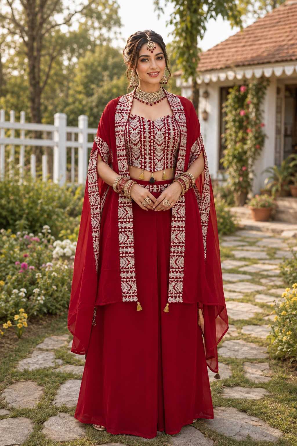 Georgette Embroidery Suit