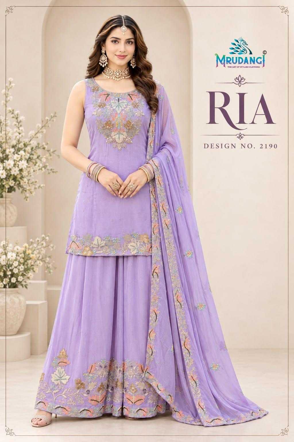 Mrudangi RIA Viscose Embroidery Suit