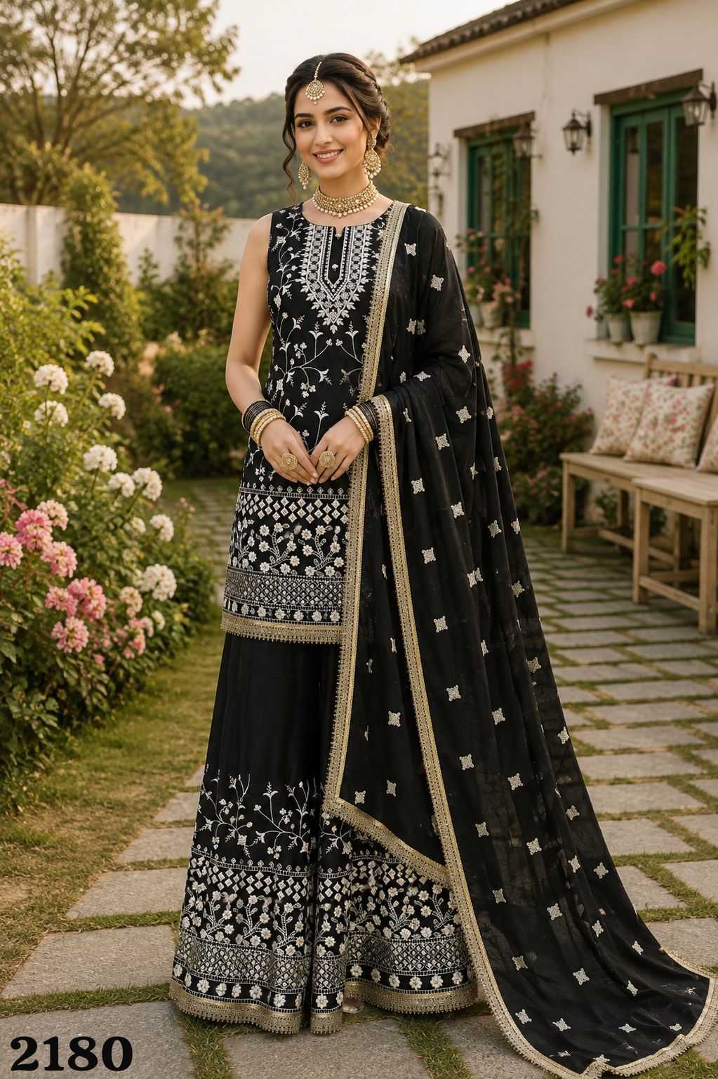 Mrudangi Vihanika Georgette Embroidery Suit