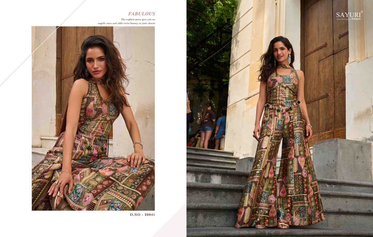 Viscose Palazzo Suit