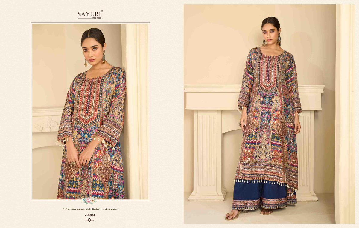 Crepe Silk Palazzo Suit