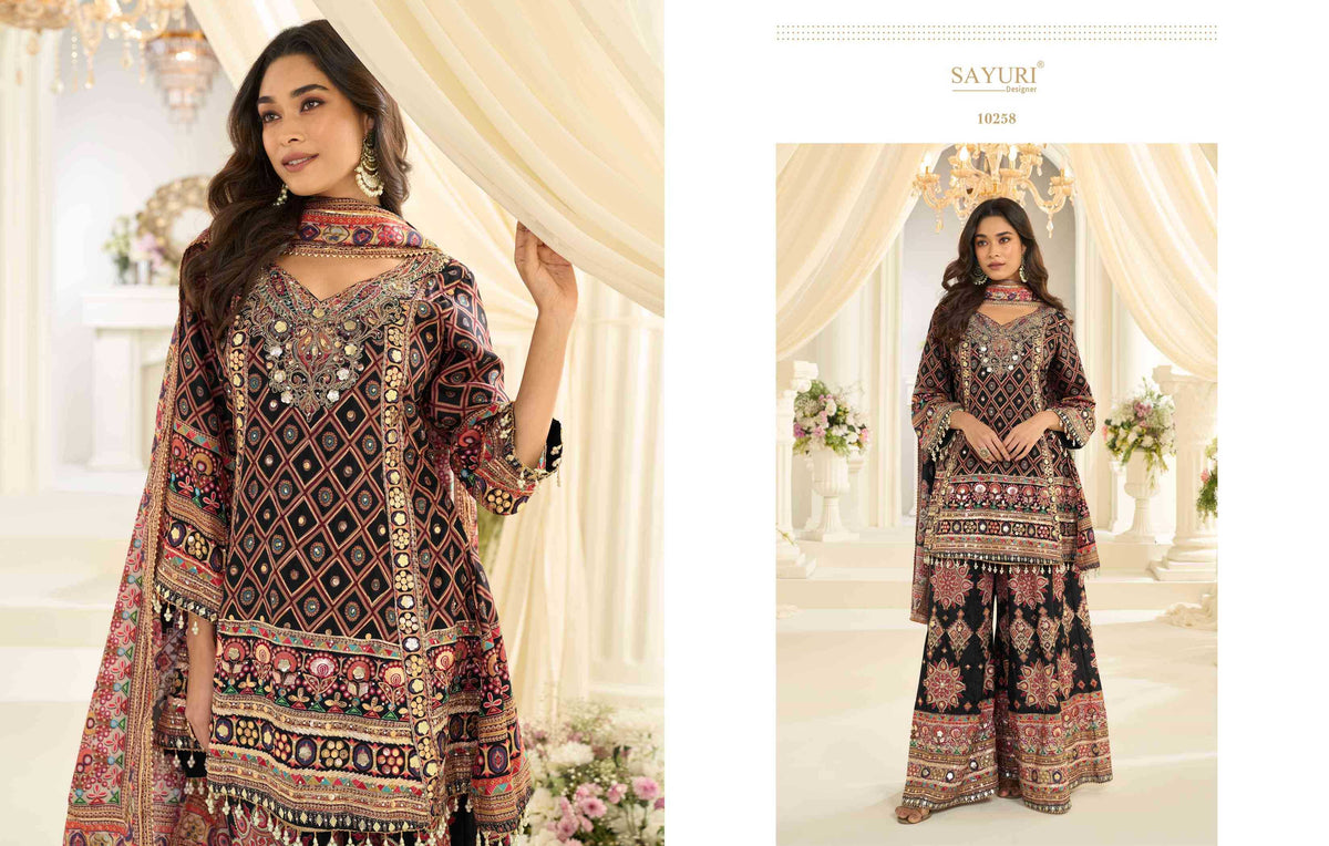 Sayuri Fatima Crepe Silk Palazzo Suit