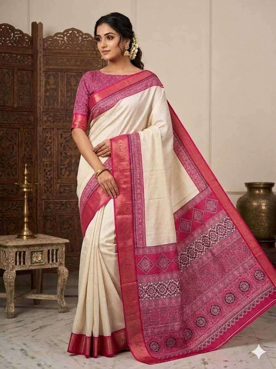 3d Silk Designer Saree