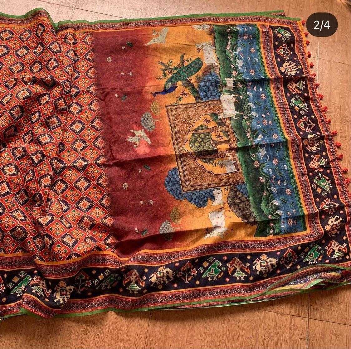 Linen Fancy Saree