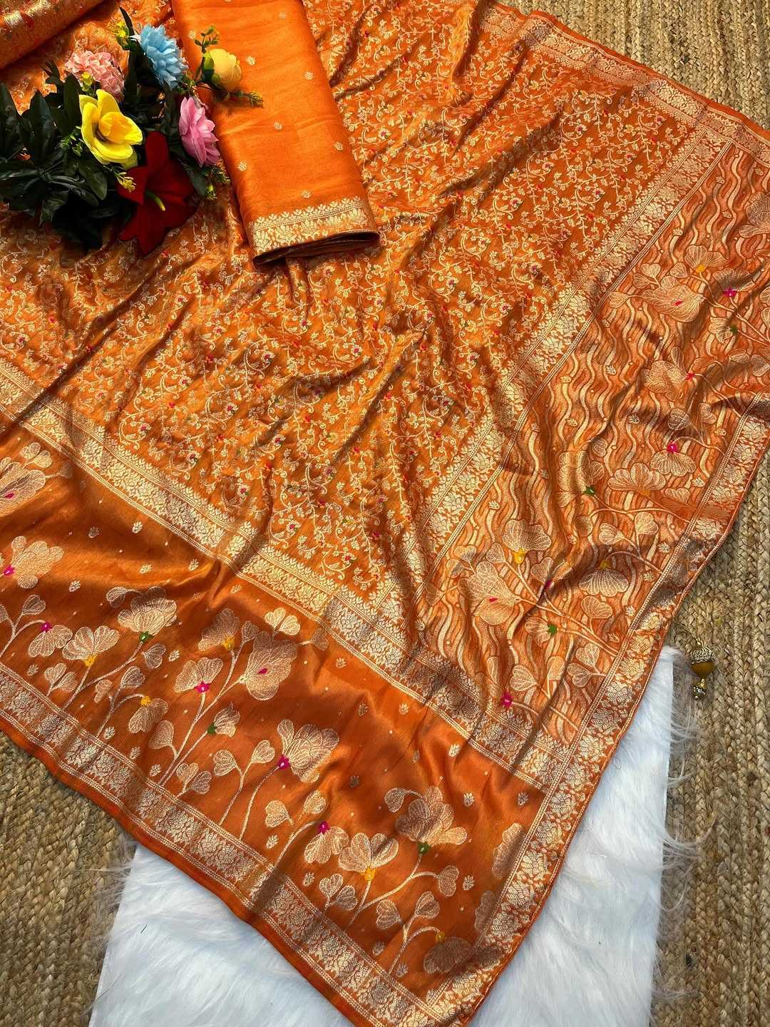 Rabina Organza Silk Fancy Saree