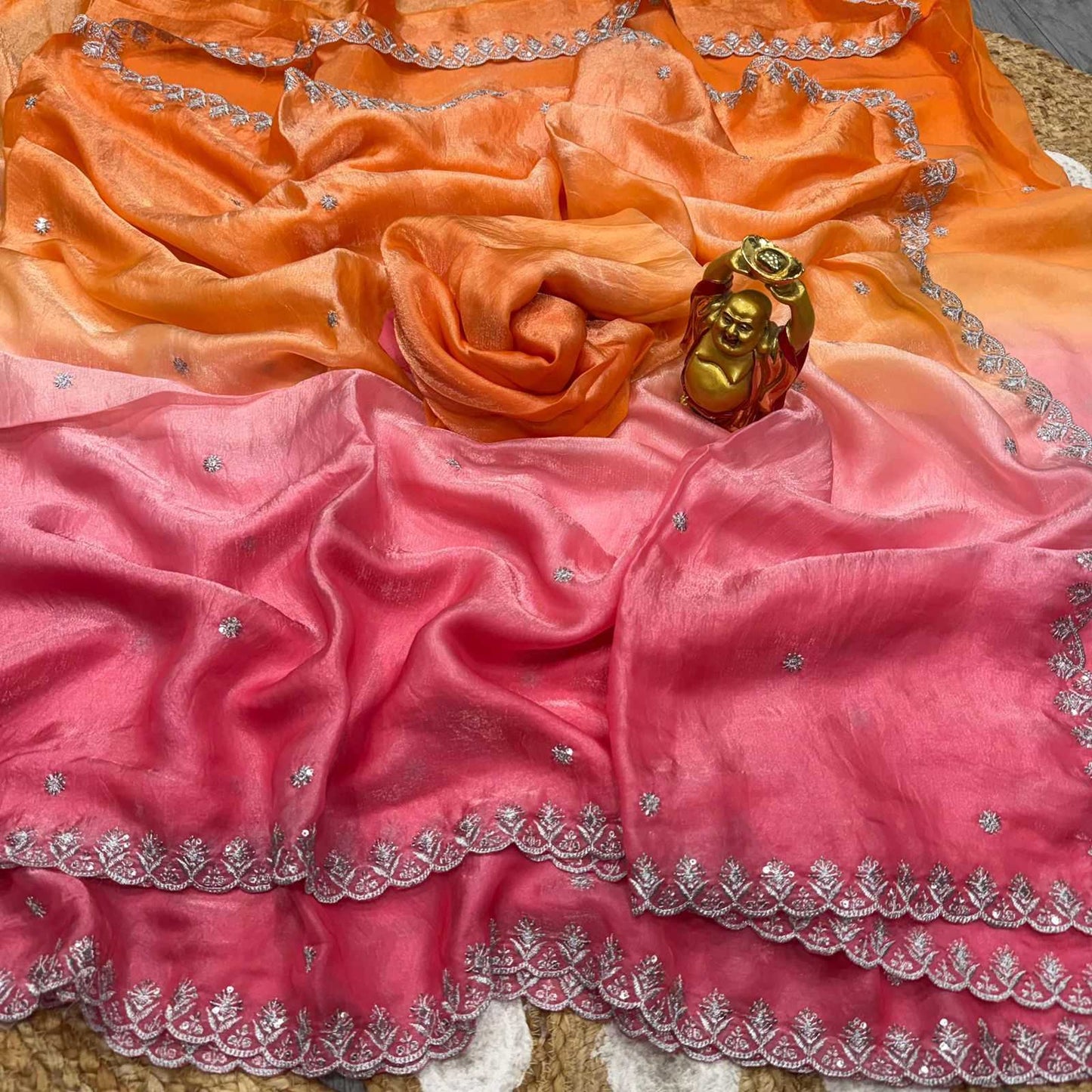 Space Silk Party Wear Saree