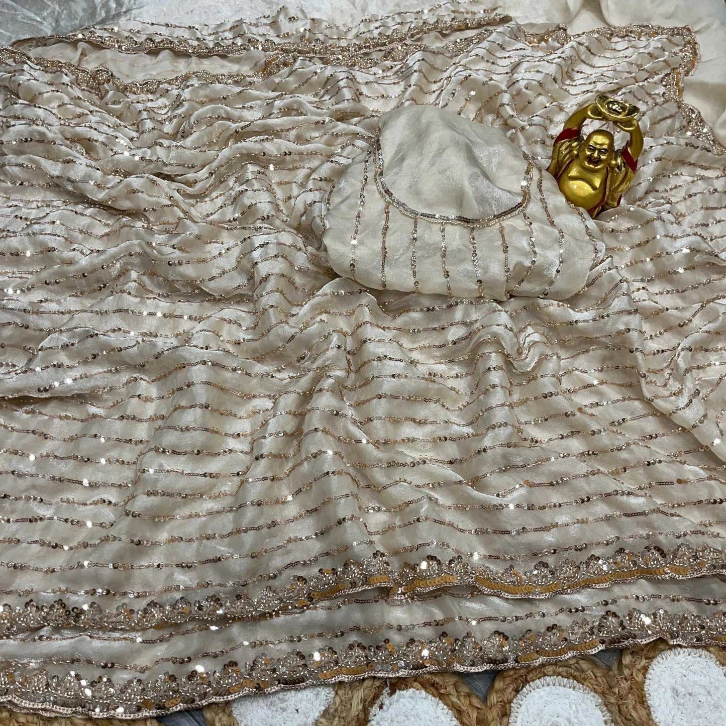 Space Silk Party Wear Saree