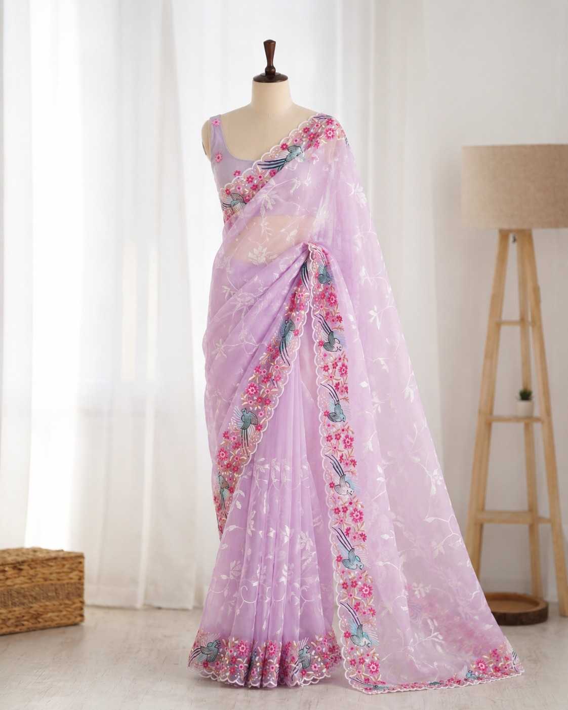 Organza Silk Traditional Saree