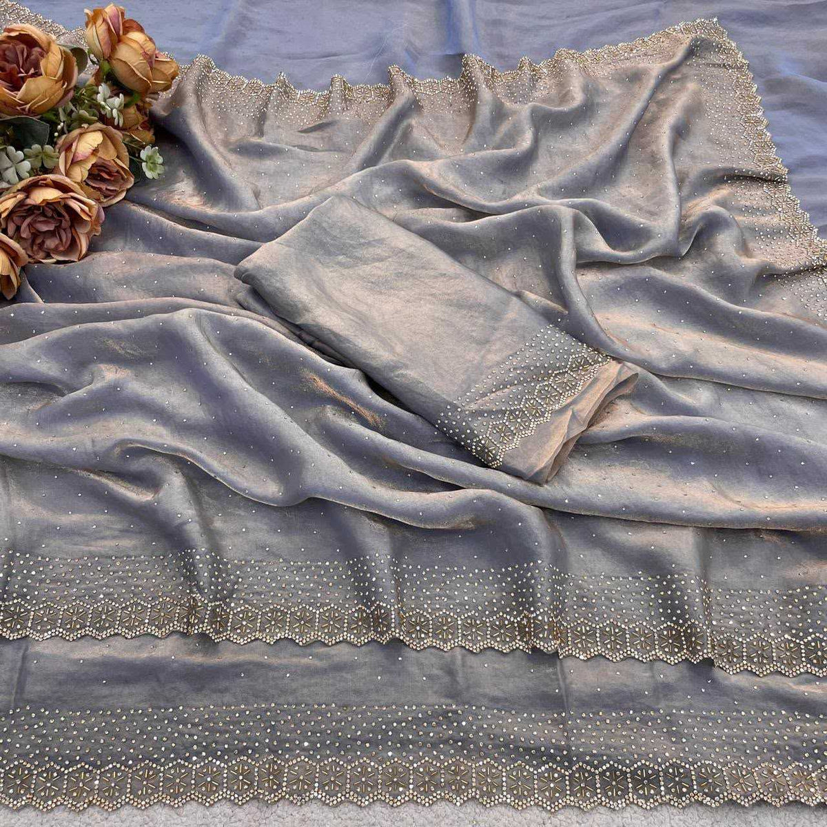 Space Silk Traditional Saree