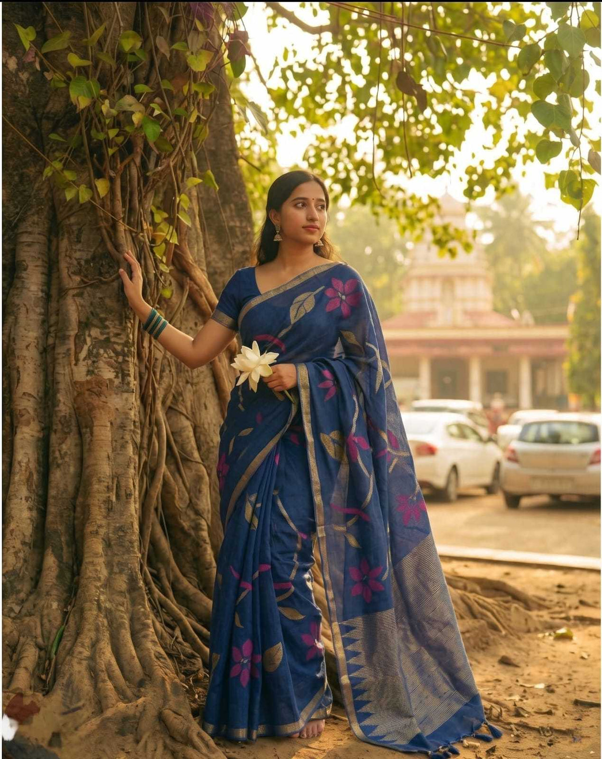 Anaya Soft Jamdani Designer Saree