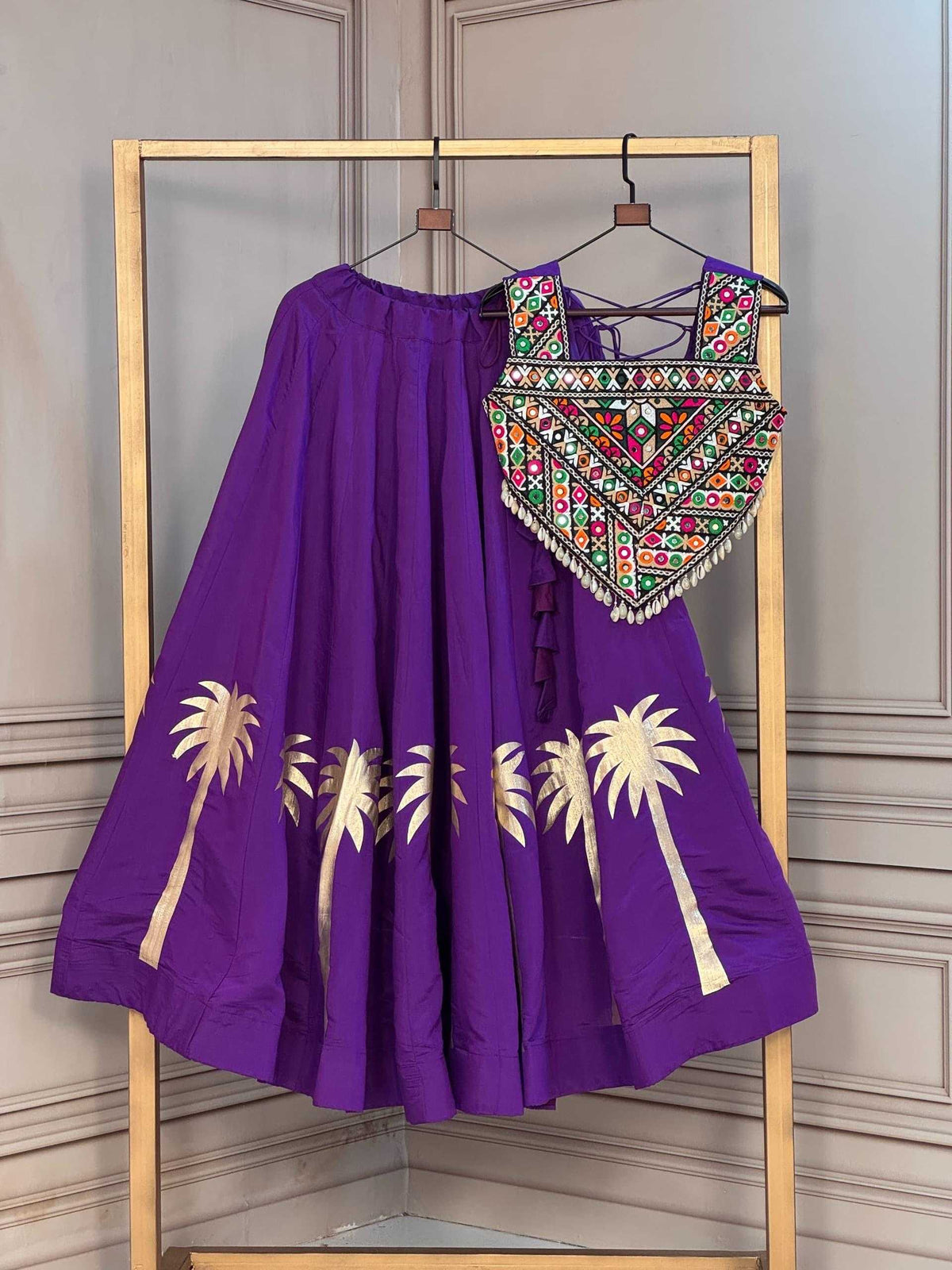 Heavy Roman Silk Designer Lehenga