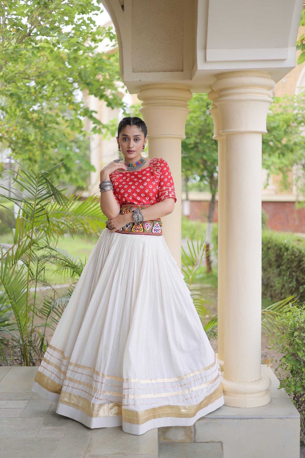 Cotton Traditional Lehenga in Blue