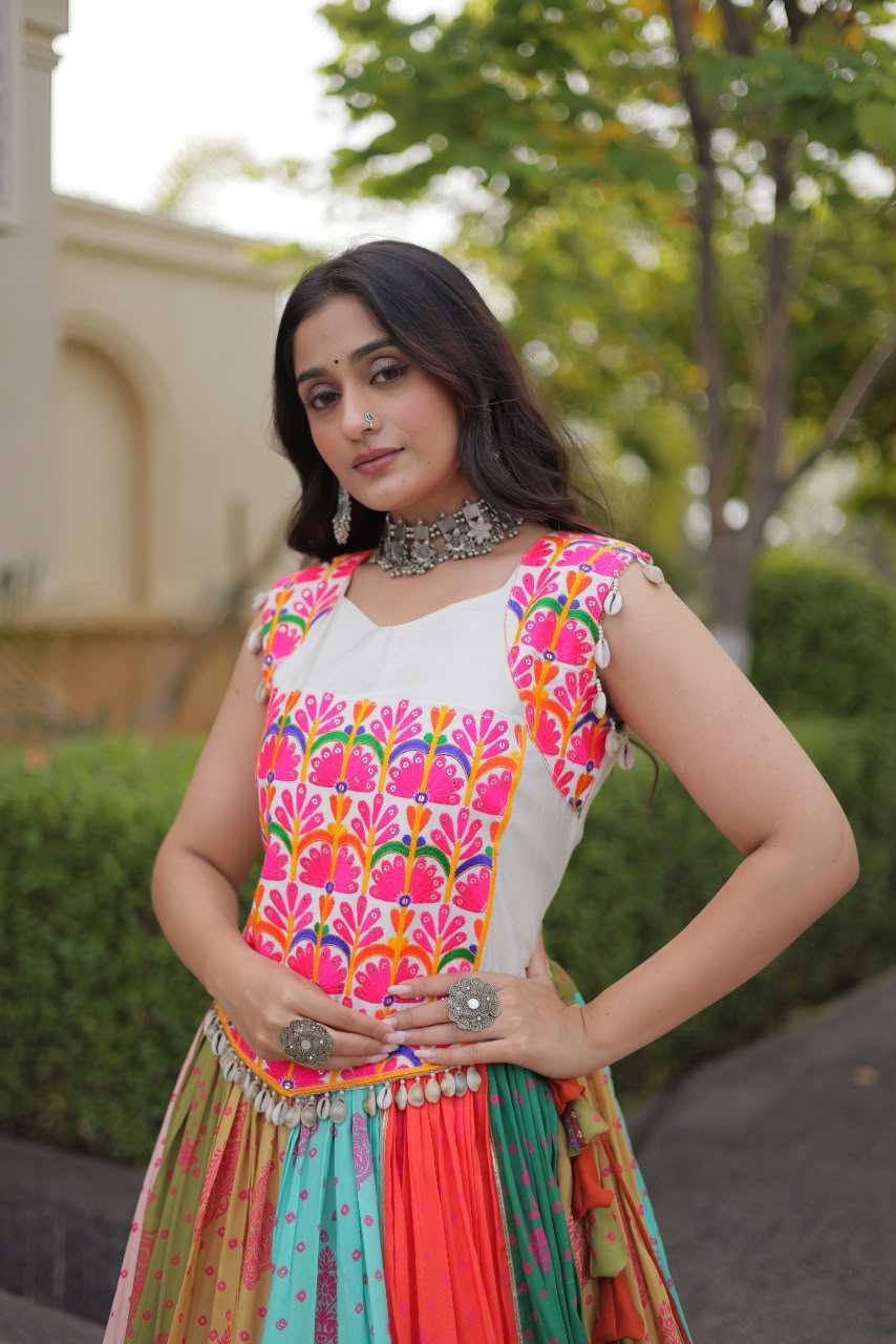 Cotton Printed Lehenga 7186