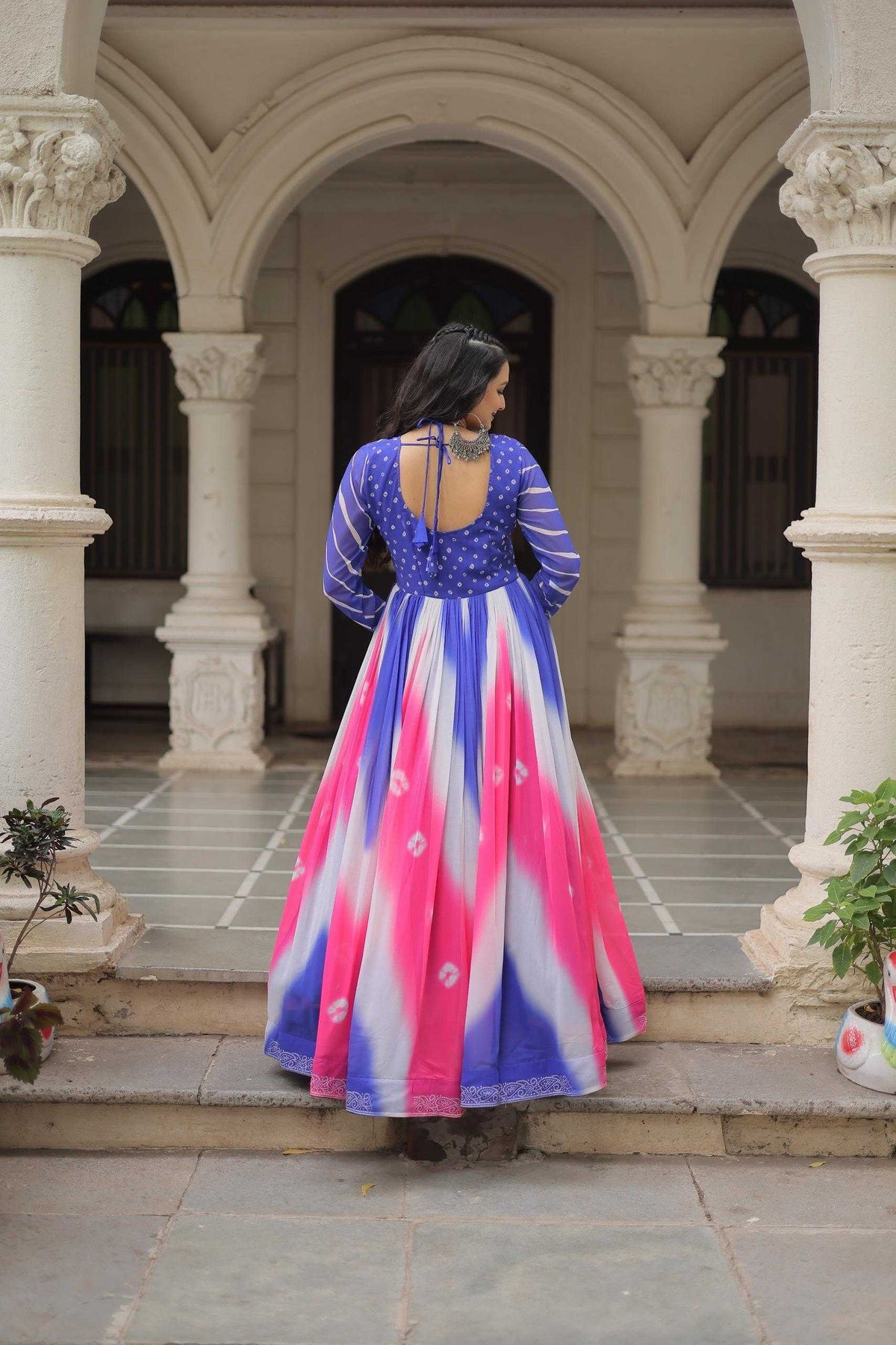 Faux Georgette Embroidered Lehenga
