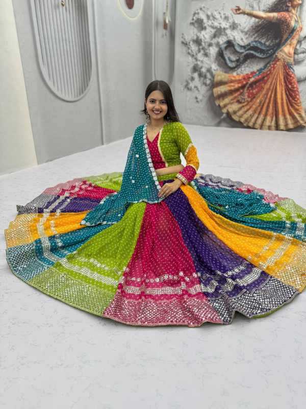 Georgette Fancy Lehenga 588