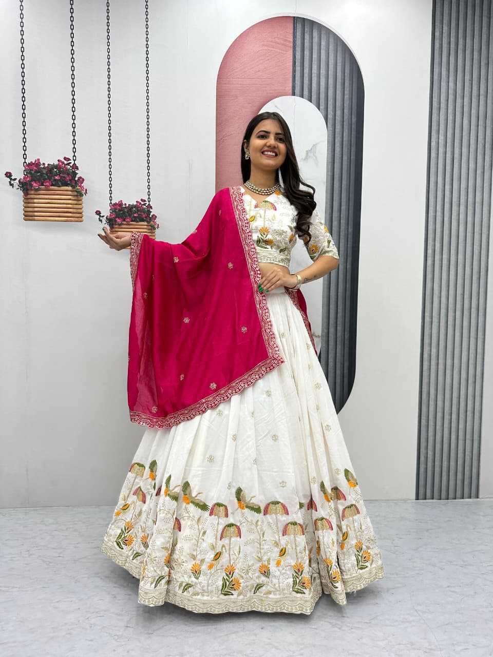Vichitra Silk Lehenga