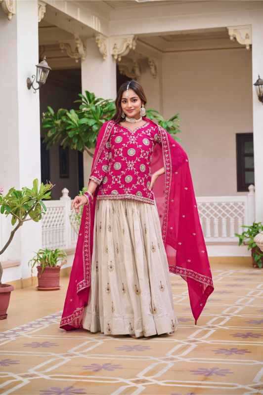 Chinon Embroidered Lehenga