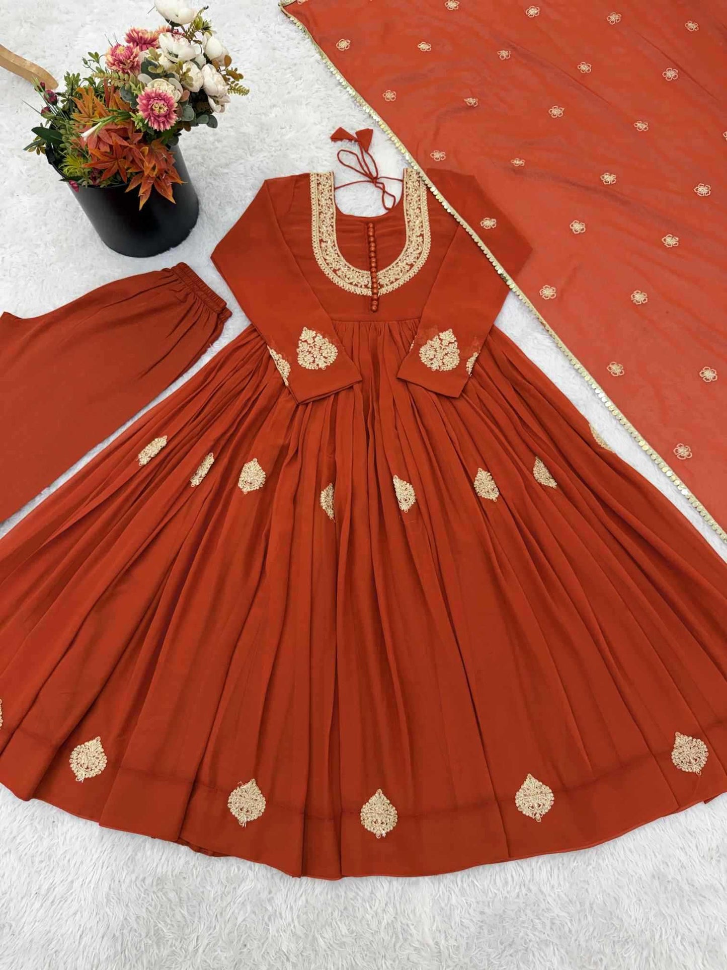 Georgette Party Gown