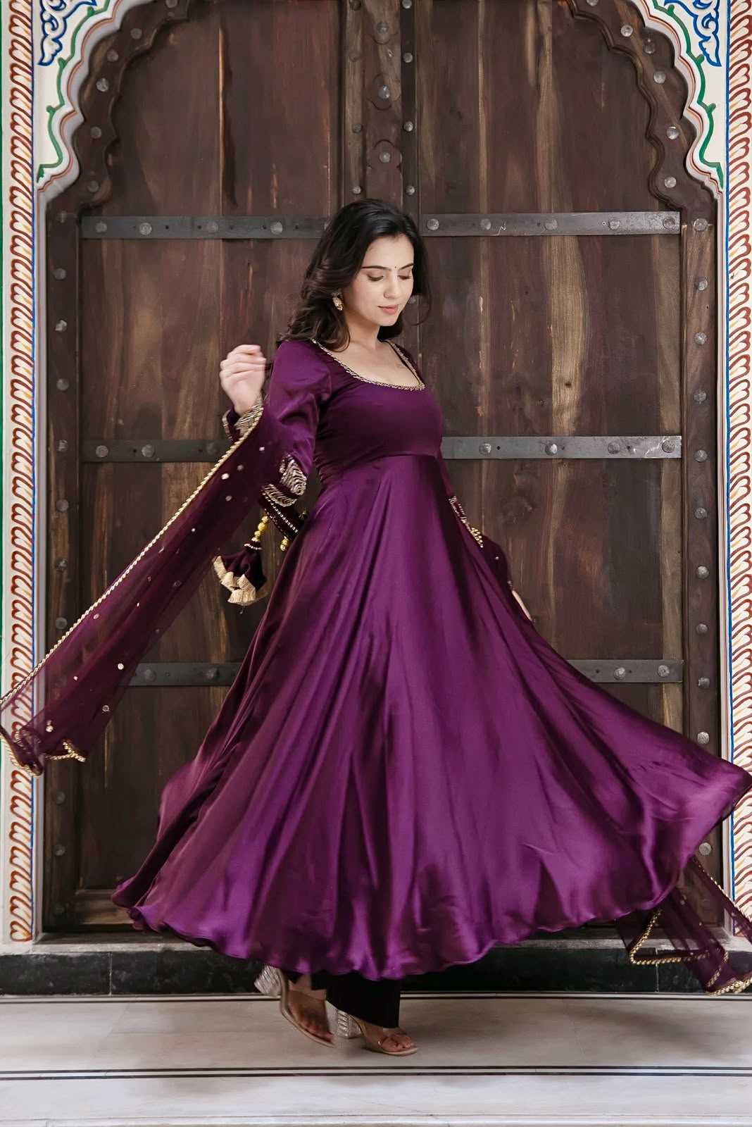 Cotton Embroidery Gown 5373
