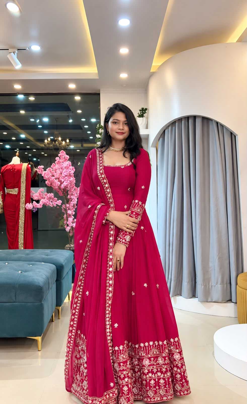 Crunchi Embroidery Gown