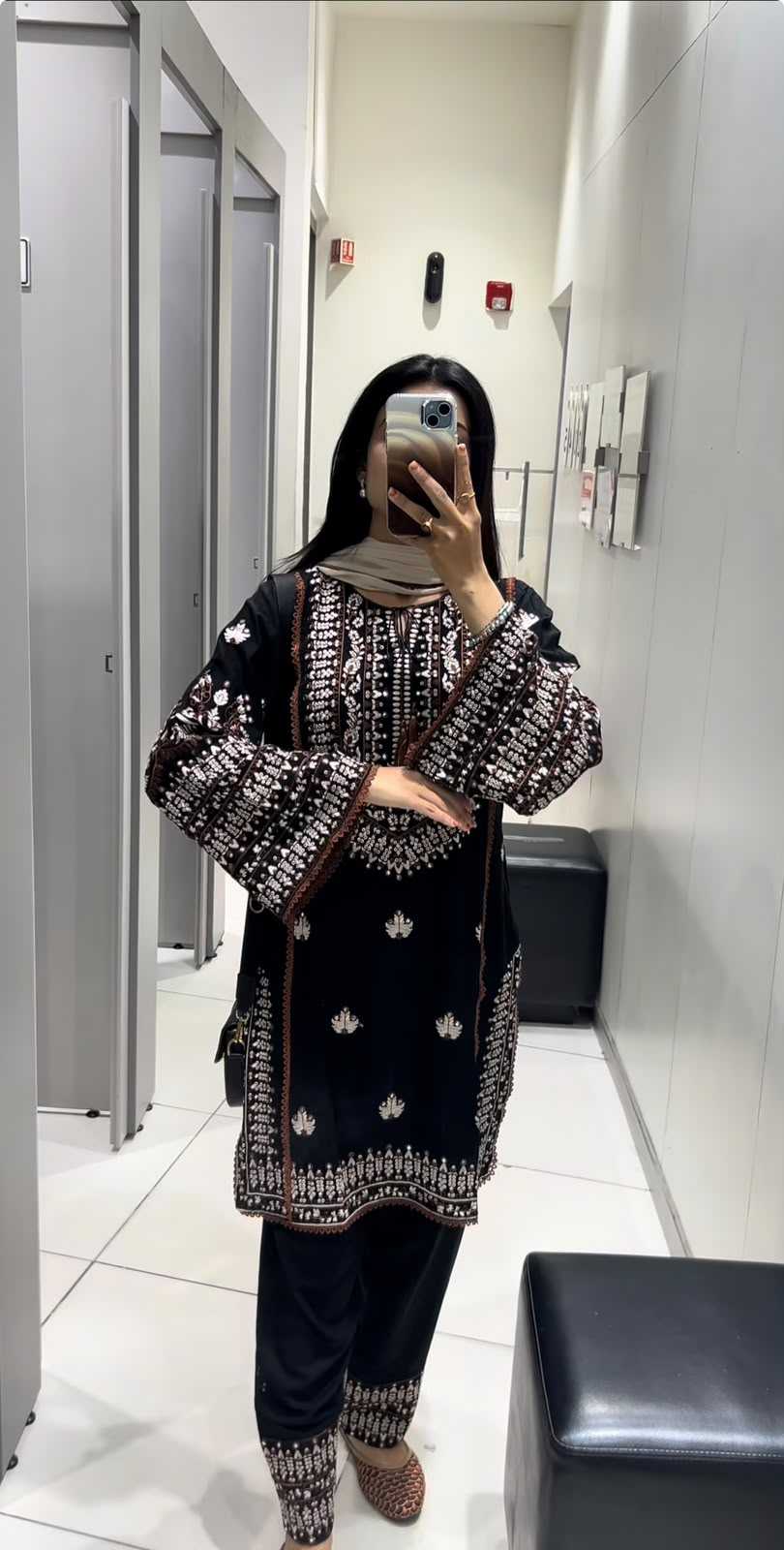 Cotton Embroidery Suit