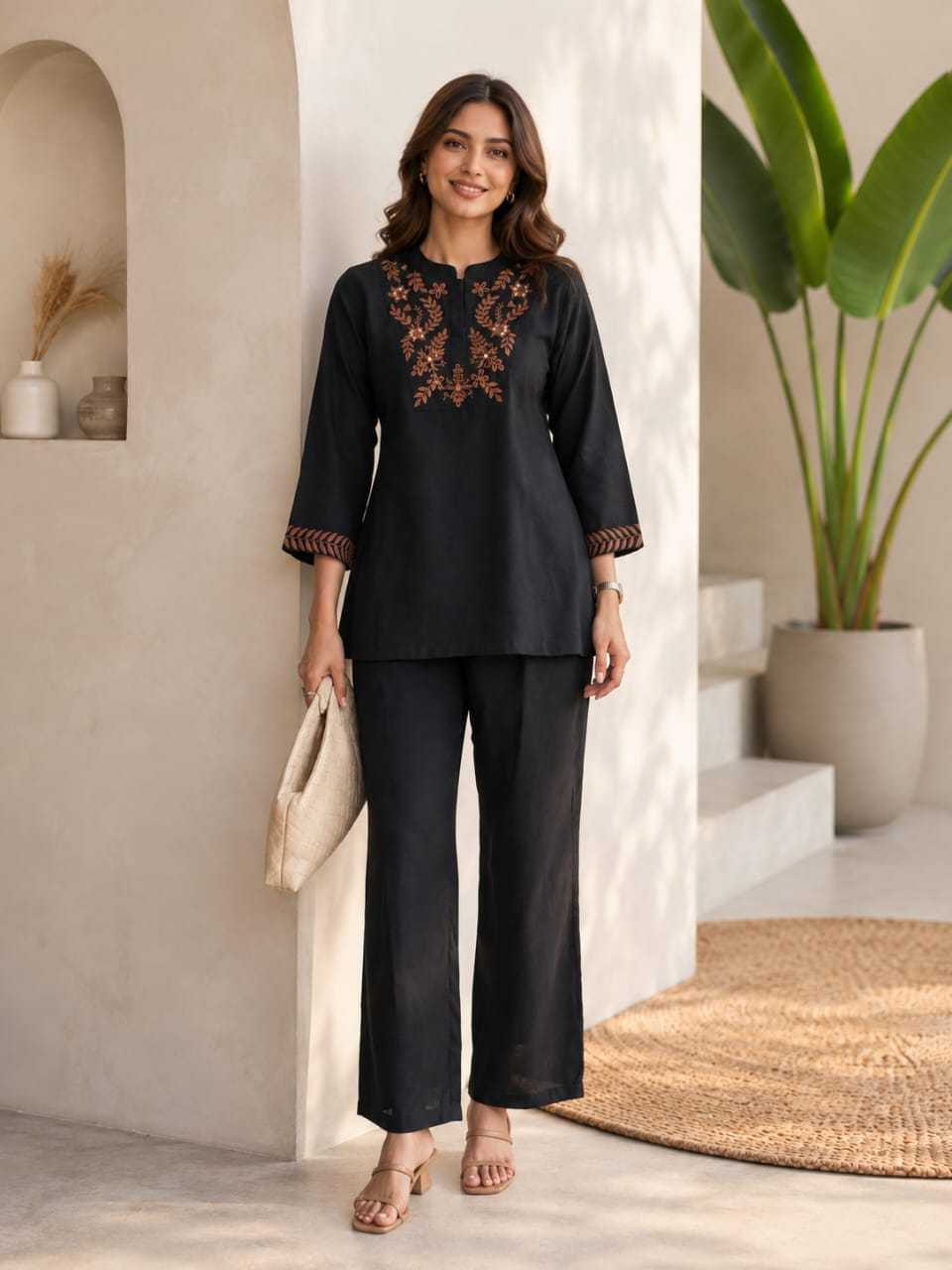 Heavy Roman Silk Co-ord Set