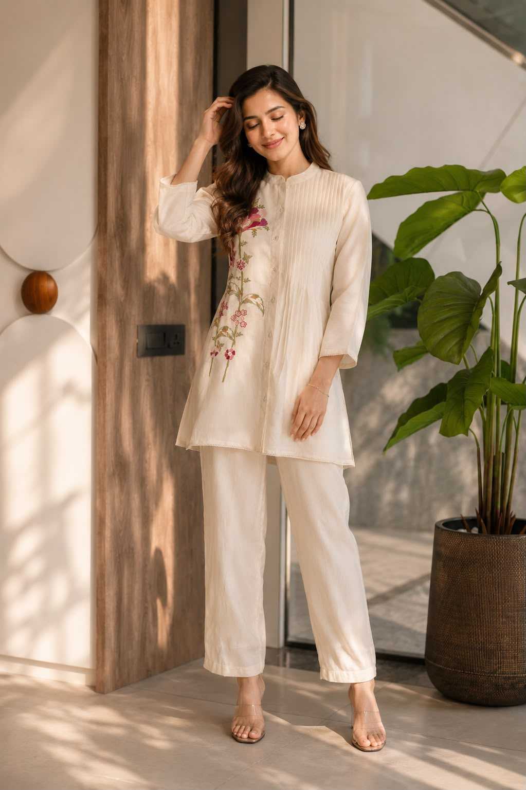 Chanderi Soft Co-ord Set