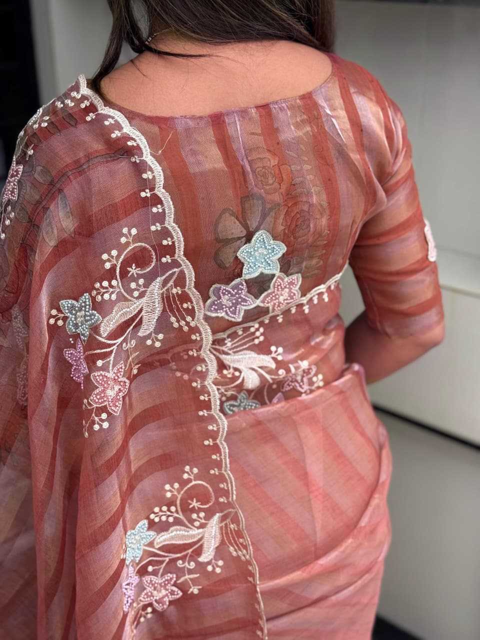 Tissue Printed Saree
