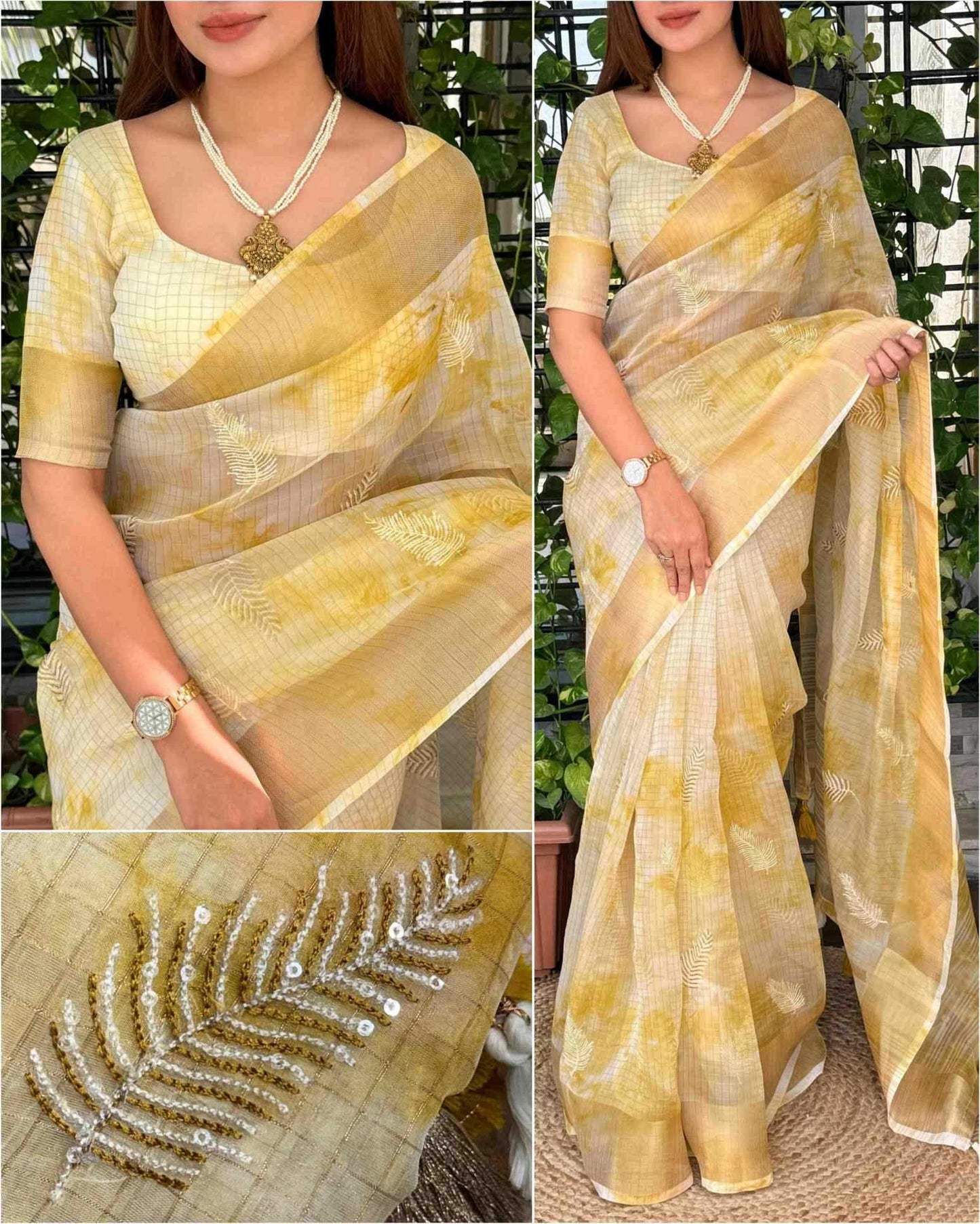 Organza Saree