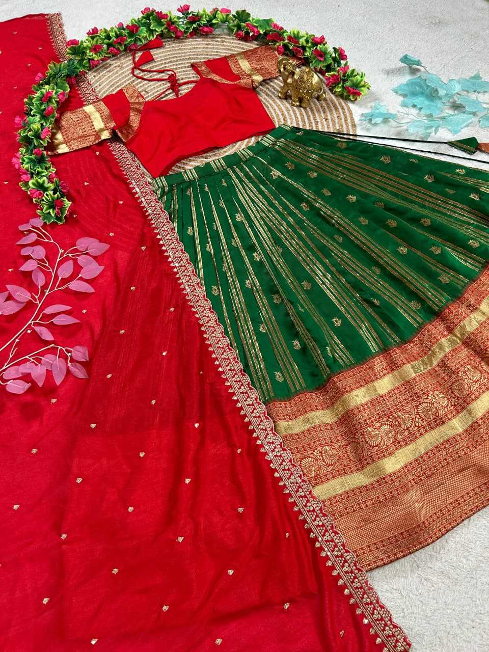 Ahana Rangoli Silk Designer Lehenga