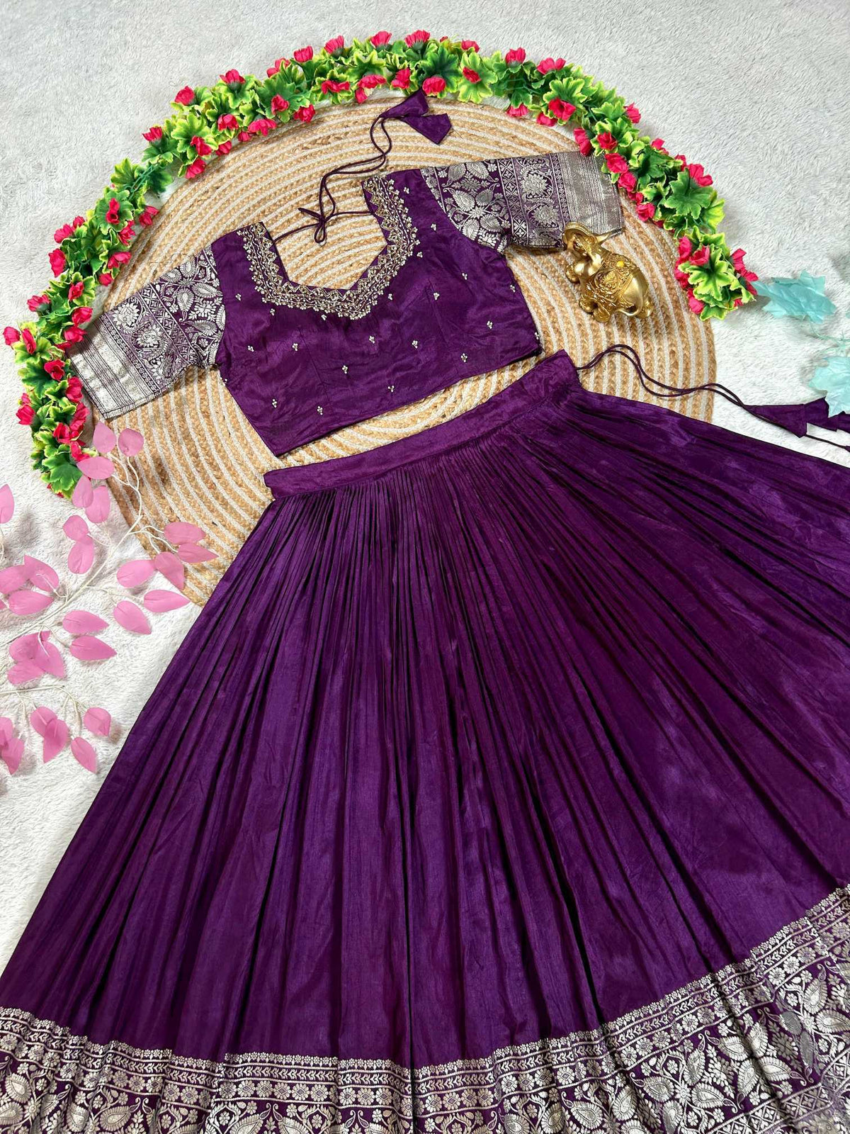 Aishi Soft Silk Designer Lehenga