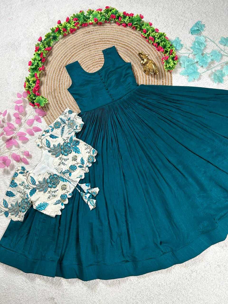 Hansika Vichitra Silk Fancy Gown
