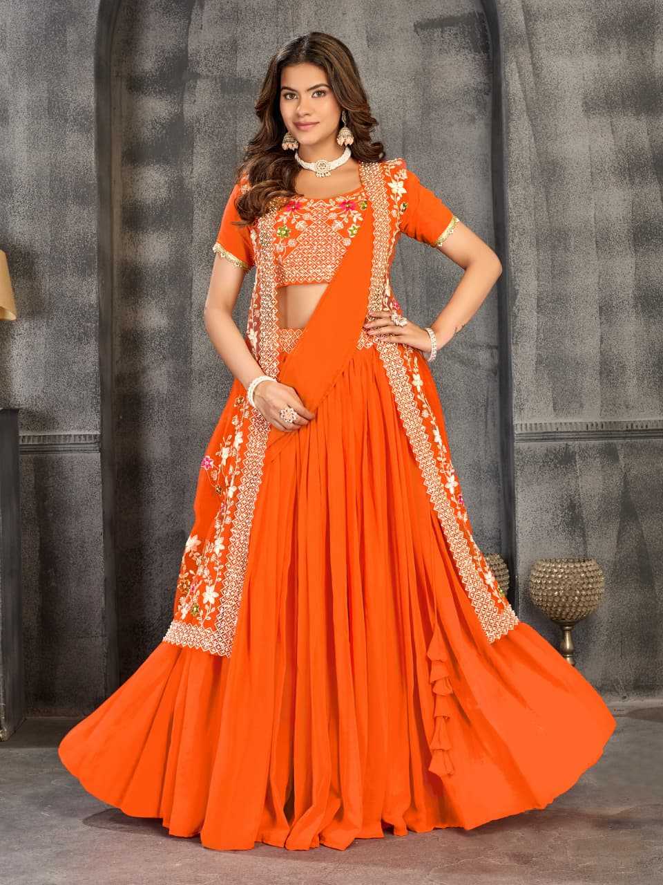Net Designer Lehenga