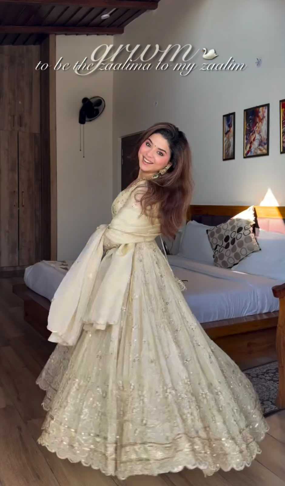 Embroidery Gown