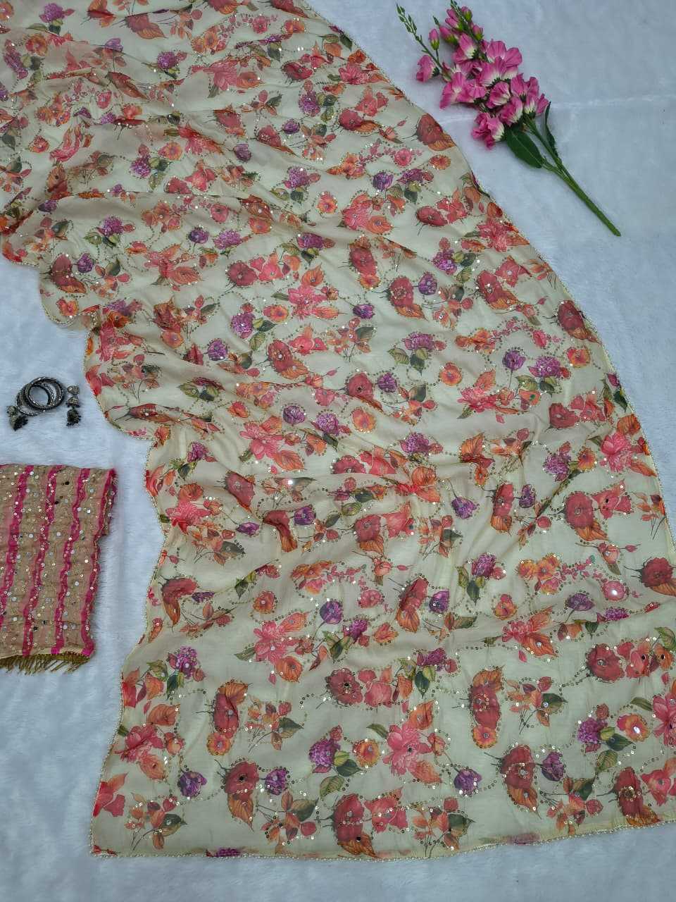 Tabby Silk Party Wear Saree
