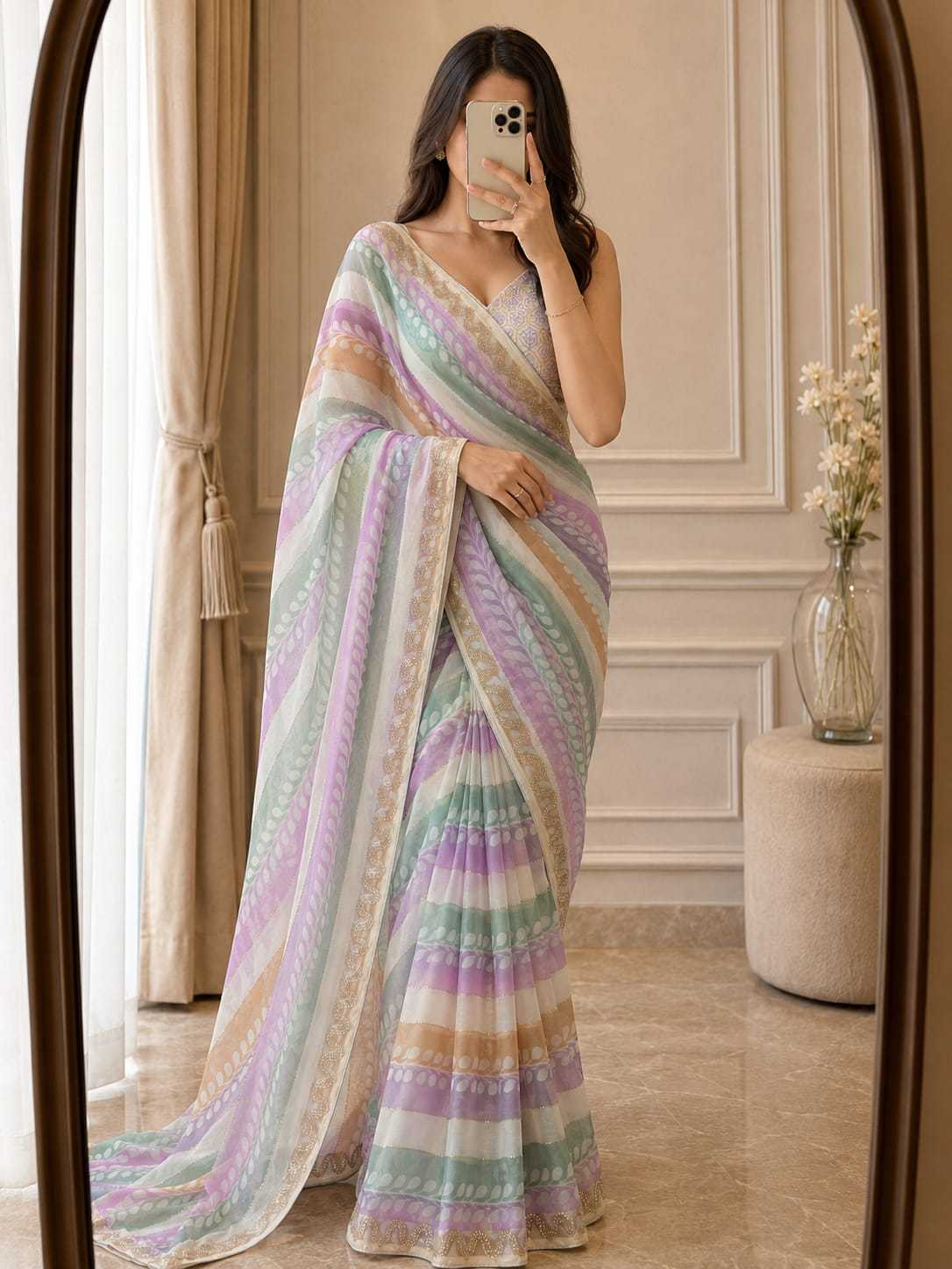 Satin Silk Soft Saree JT-144215