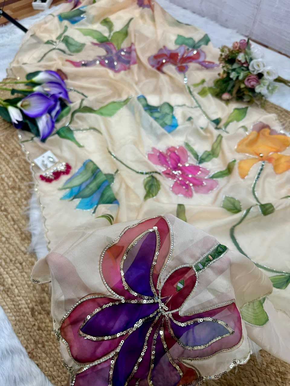 Meghana Tabby Silk Handloom Saree