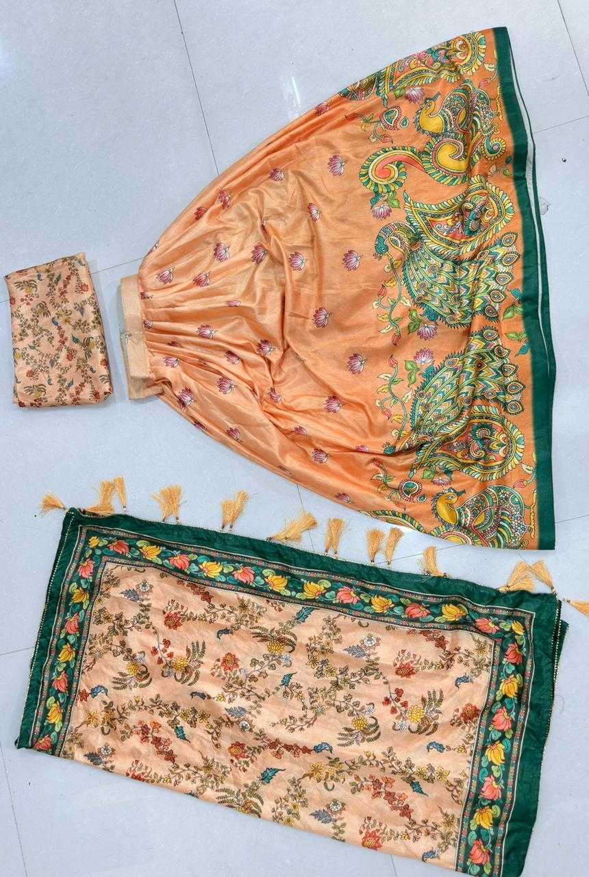 Degital Dola Silk Traditional Lehenga