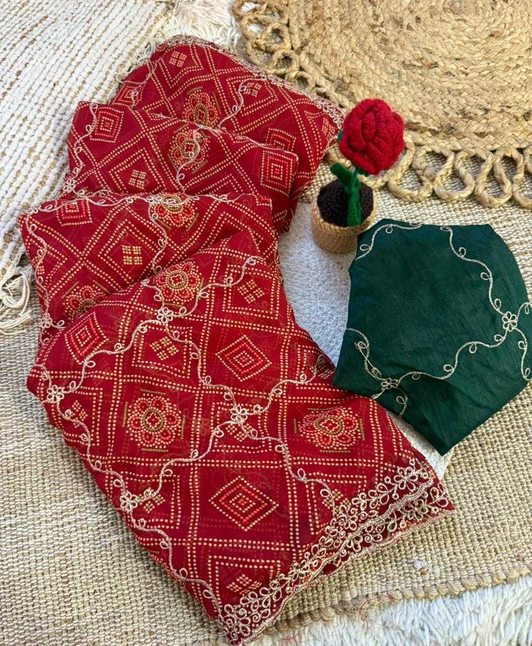 Georgette Printed Saree