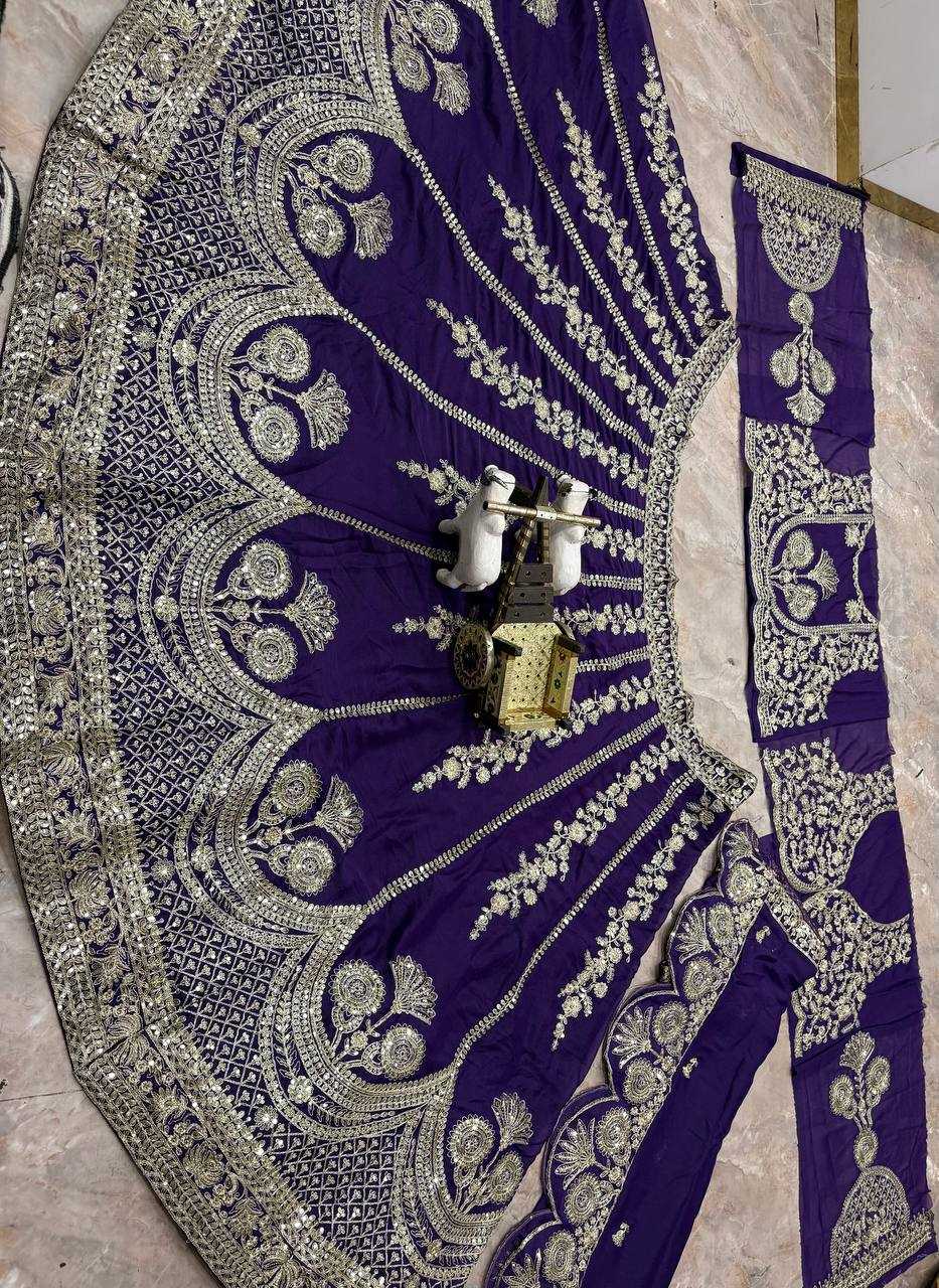 Georgette Embroidered Lehenga