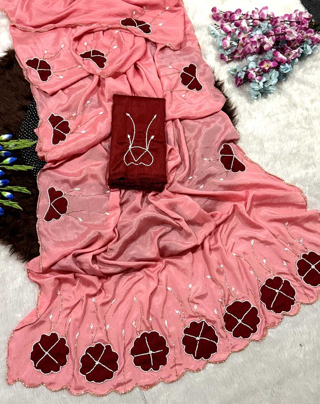 Chinon Designer Saree