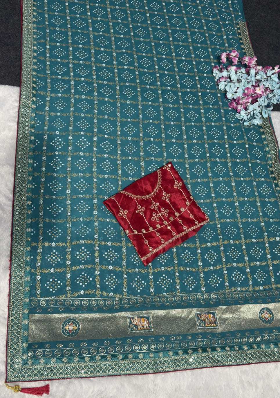 Georgette Printed Saree