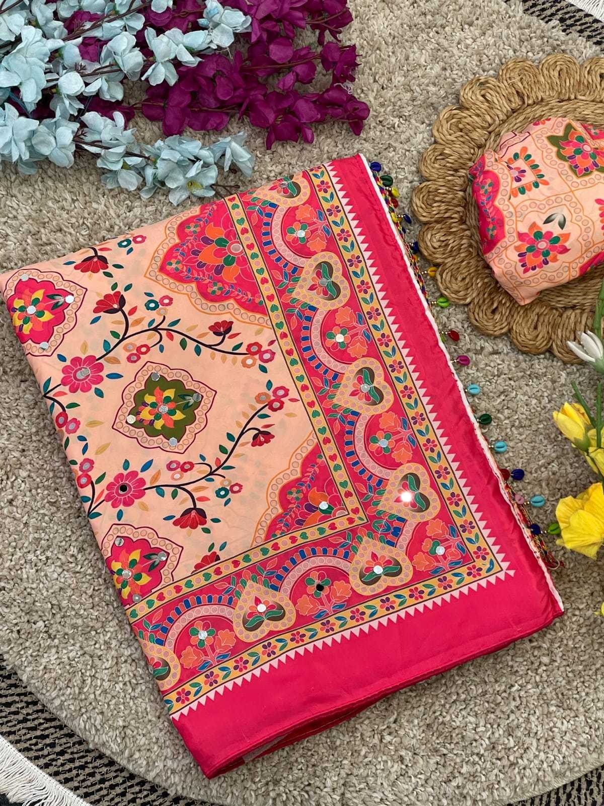 Printed Silk Saree