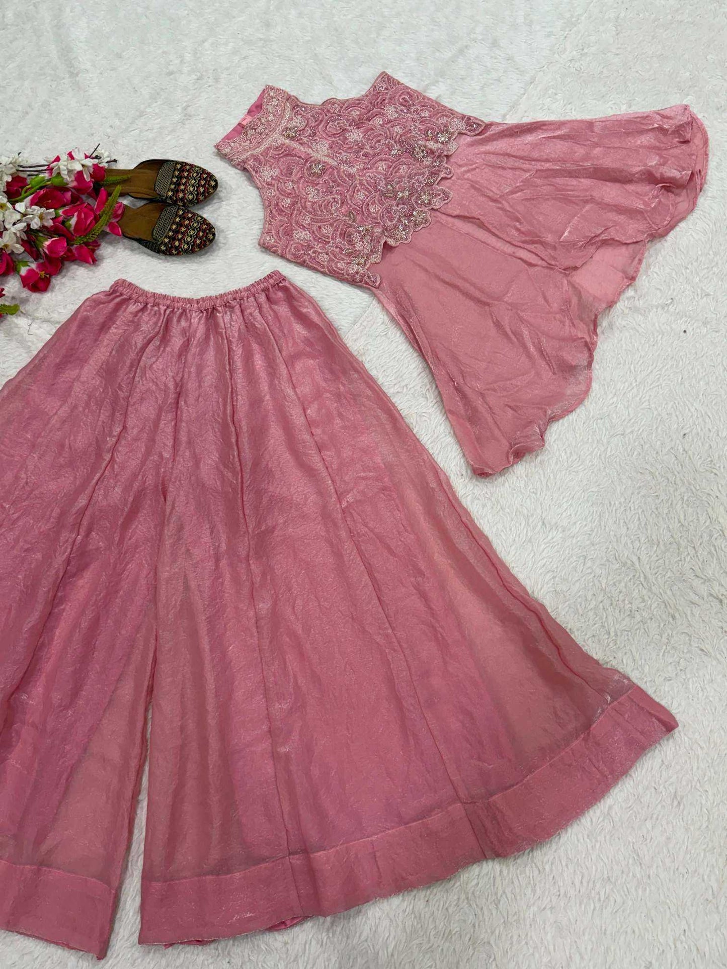 Crunchi Sharara Salwar Suit