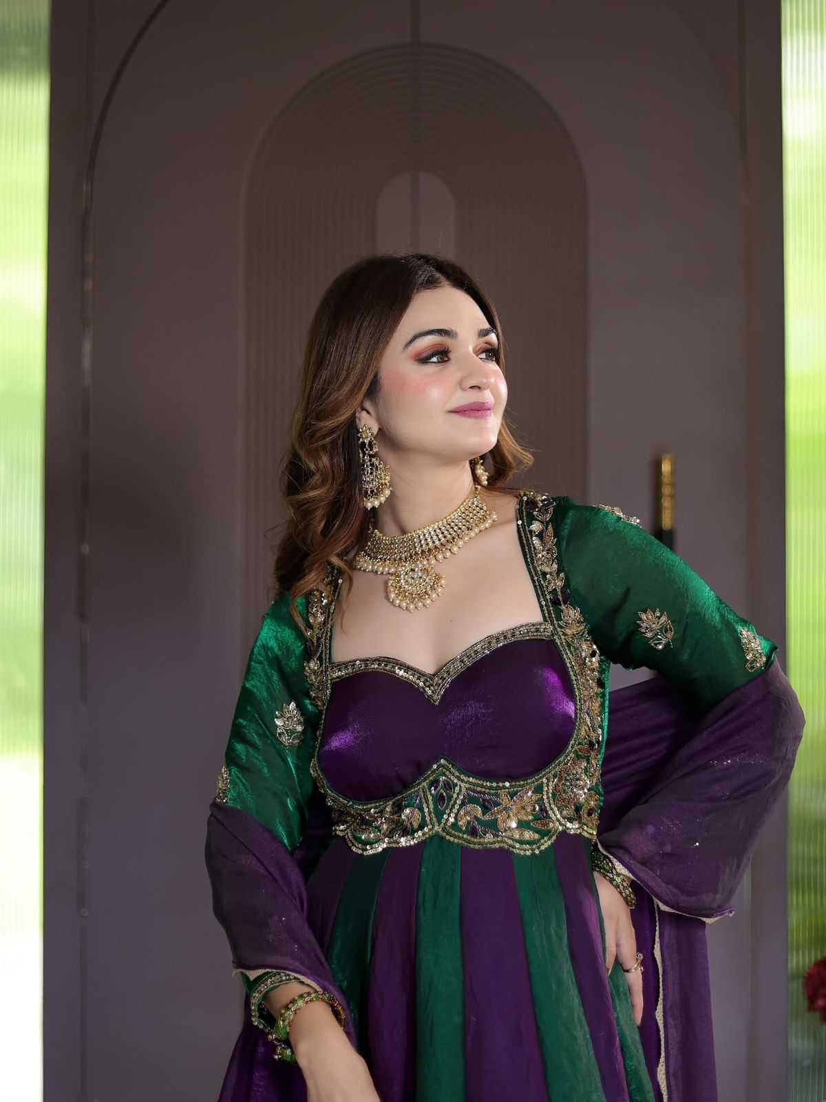 Fendy Embroidery Suit 5072