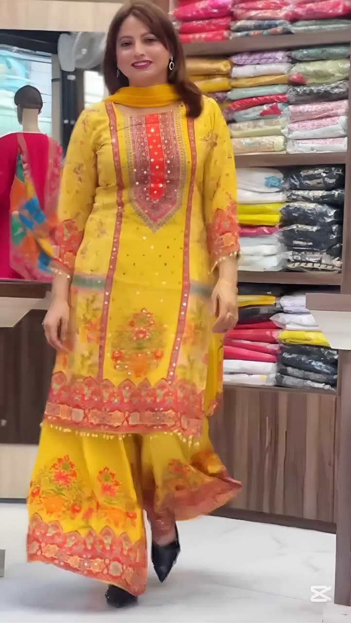 Chinon Silk Printed Suit 9282