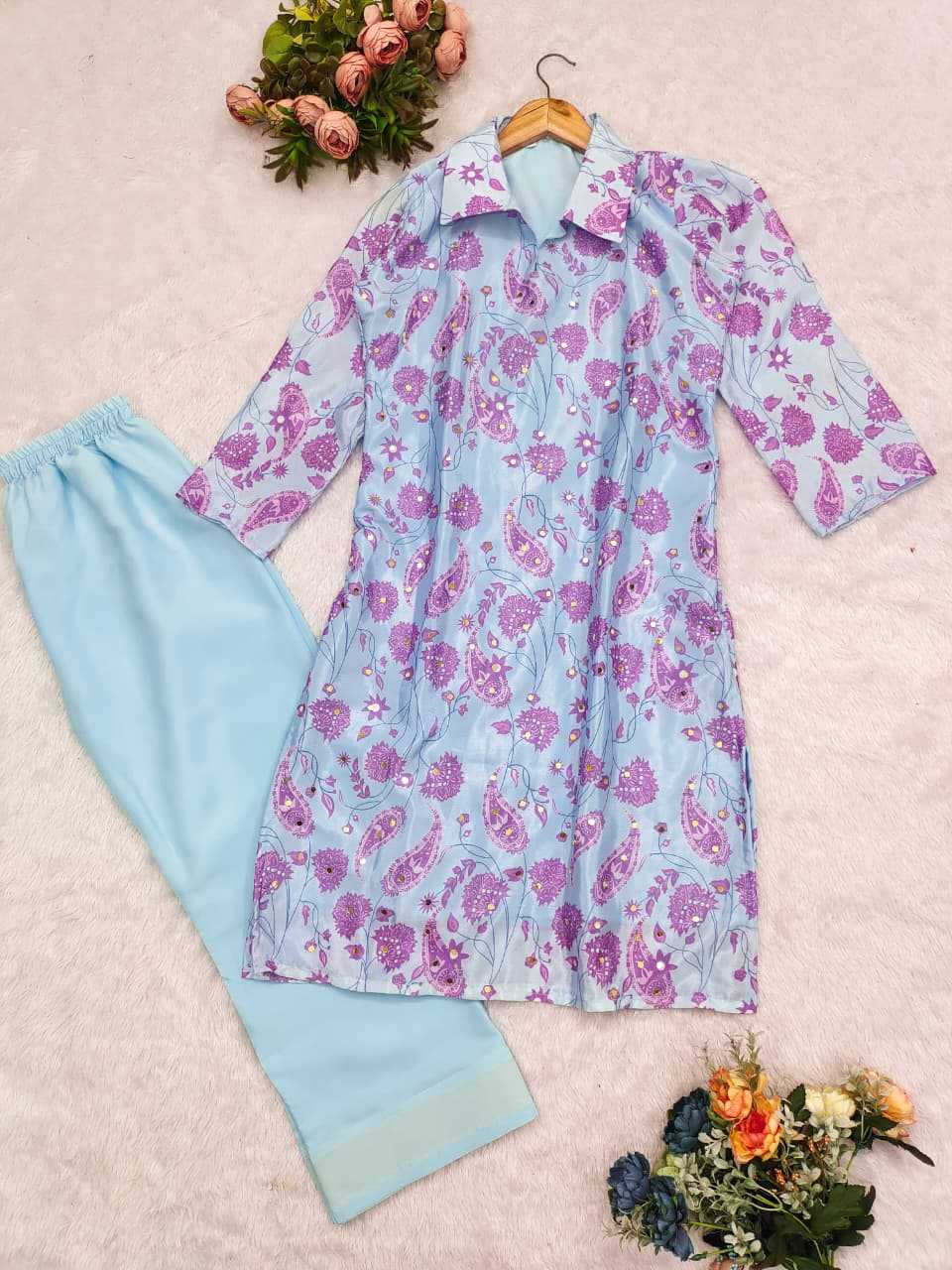 Chinon Silk Printed Suit 9295