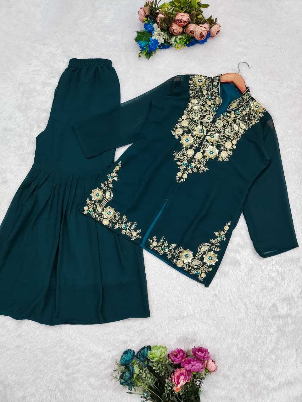 Georgette Embroidery Suit 9307