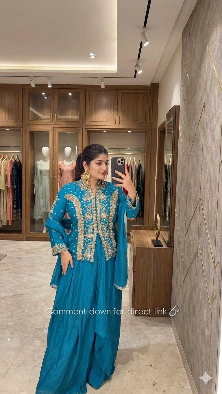 Chinon Silk Designer Lehenga