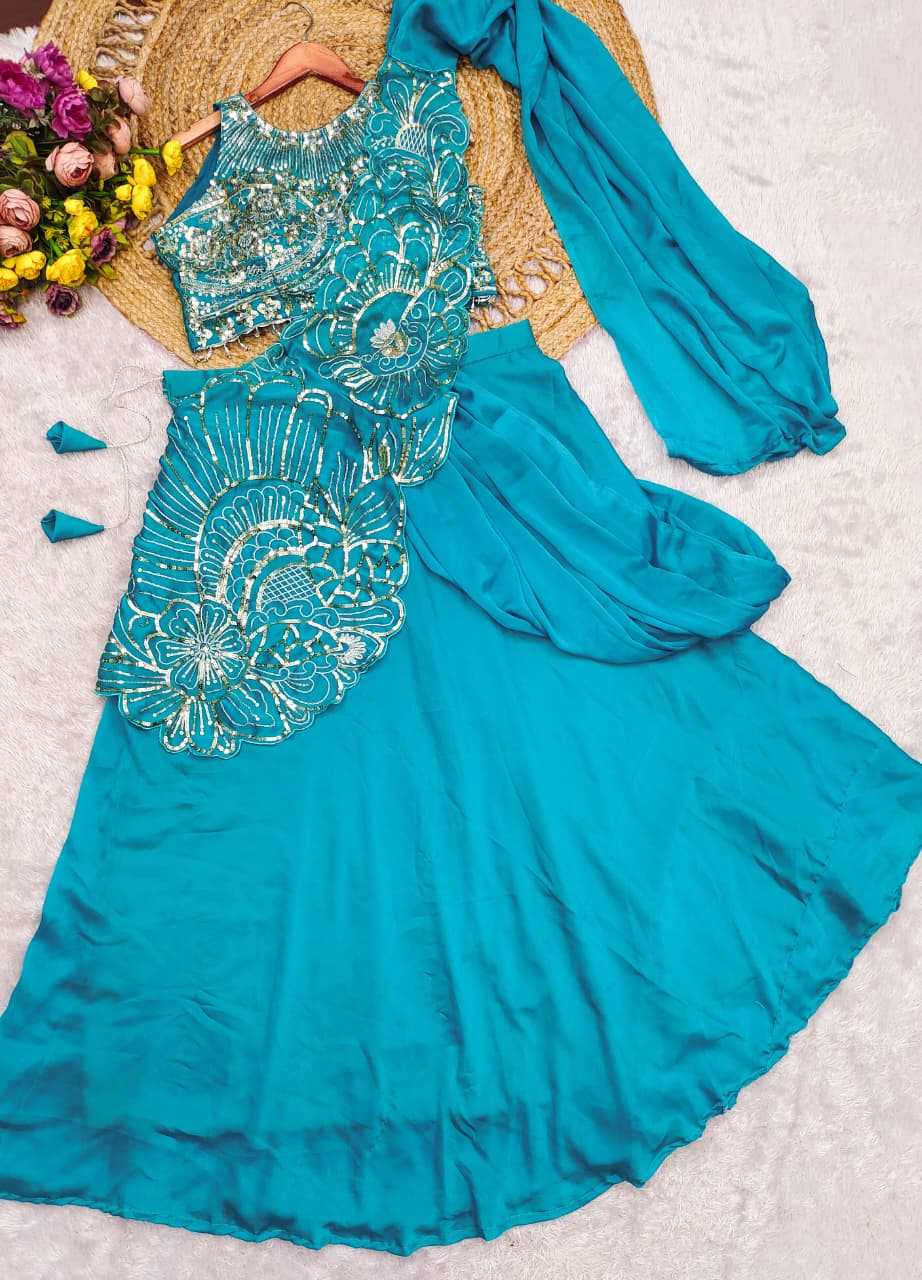 Rangoli Silk Lehenga Saree